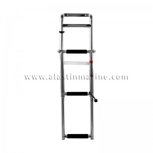 ສະແຕນເລດ Handrail Bracket Wall ສະຫນັບສະຫນູນ 2 ຂັ້ນຕອນ ladders ພັບ