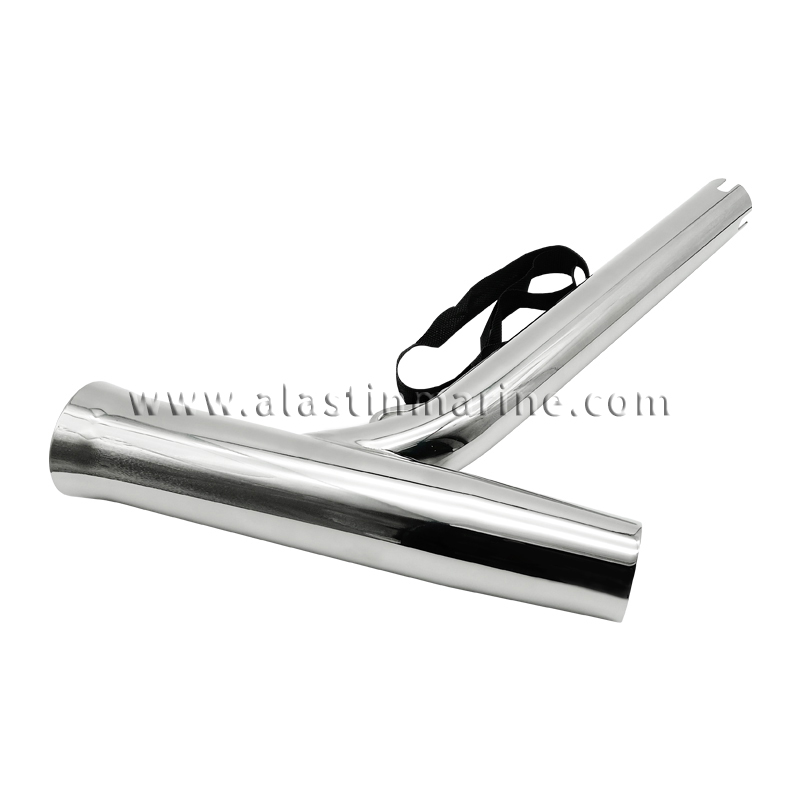 Wholesale T Style Stainless Steel Offset Outrigger Fixed Fishing Rod Holder  factory and manufacturers