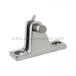 Marine 316 Stainless Steel Deck Hinge 60 Degrees Removable