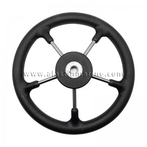 316 አይዝጌ ብረት Pu Foam 5 Spoke Steering Wheel