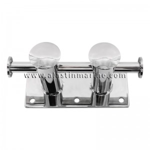 AISI316 Stainless Steel Double Cross Bollard Cleat Mirror Pinasinaw