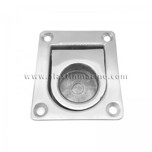 316 Stainless Steel Square Flush Llift Ring Handle Marine Locker Flush Lift Ring