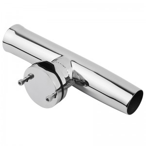 Stainless Steel Clamp on Fishing Rod Holder Highly Mirror Polished