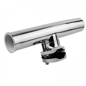 Stainless Steel Clamp on Fishing Rod Holder Highly Mirror Polished