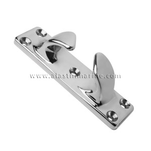 AISI316 Stainless Stainless Steel Angled Bow Chocks Mirror Polished