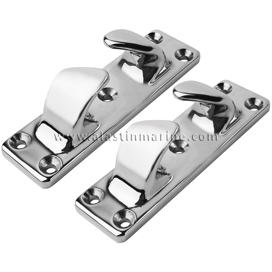 AISI316 Stainless Stainless Steel Angled Bow Chocks Mirror Polished