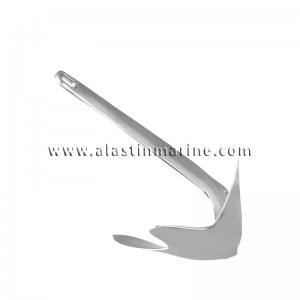 AISI316 Marine Grade Stainless Steel Bruce Claw Force Anchor ຂັດກະຈົກສູງ