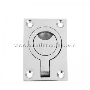 Stainless Steel Boat Recessed Hatch Square Flush Llift Ring Handle