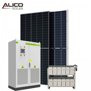 Professional China  600 Watt Solar Panel System – 12kw 15kw 20kw 25kw Off grid solar system with Battery Inverter  – Alicosolar