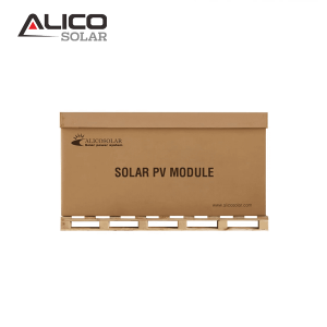 Bezpośrednio w fabryce monofonicznych paneli słonecznych Alicosolar 72 o mocy 340–360 W