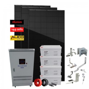 10kw off grid solar panel system for home