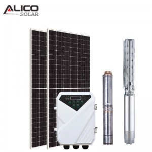 Easy installation 2hp 3hp 4hp submersible irrigation water pump 3kw solar power system pumping