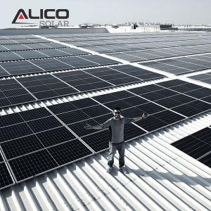 Alicosolar 뜨거운 판매 단결정 실리콘 태양 전지 패널 390-415w 공장 직접