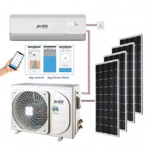 Climatiseur solaire pour la maison, climatiseurs solaires portables divisés, prix de gros