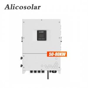 Professional China  600 Watt Solar Panel System – Alicosolar On grid Inverter 50KW 60KW 80KW 100KW Solar Grid Tie Home 380v 400v Three Phase 50Hz  – Alicosolar