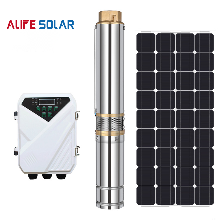 Professional China Top 10 Solar Inverter Manufacturers In The World 2021 - Deep Well Submersible Solar Water Pump 3 Inch Brushless – ALife