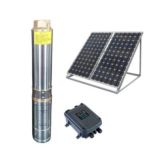 30M BRUSHLESS DC SOLAR PUMP WITH PLASTIC IMPELLER WATER PORTABLE