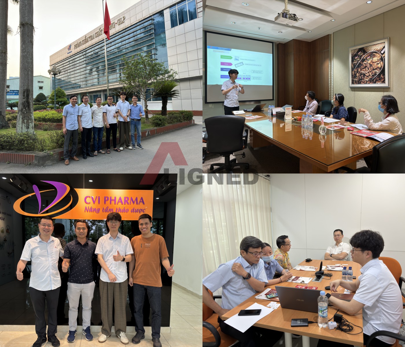 Aligned Team Visits Existing Customers Of Solid Dosage Products