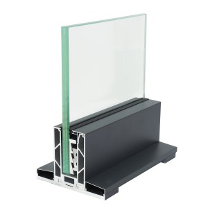 A60 On-floor All Glass Railing System