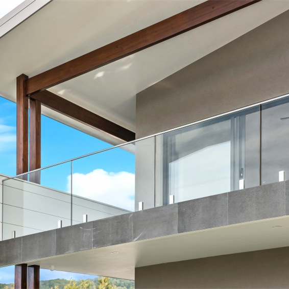 What are the options for glass railing?