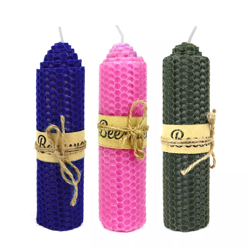 Beeswax Luxury Handmade Pillar Giftcandle