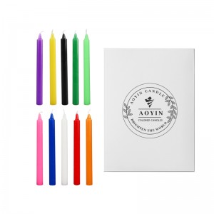 Bottom price Colorful Candles - Colors Spell Chime Plain Candle for Church Wedding   – Aoyin