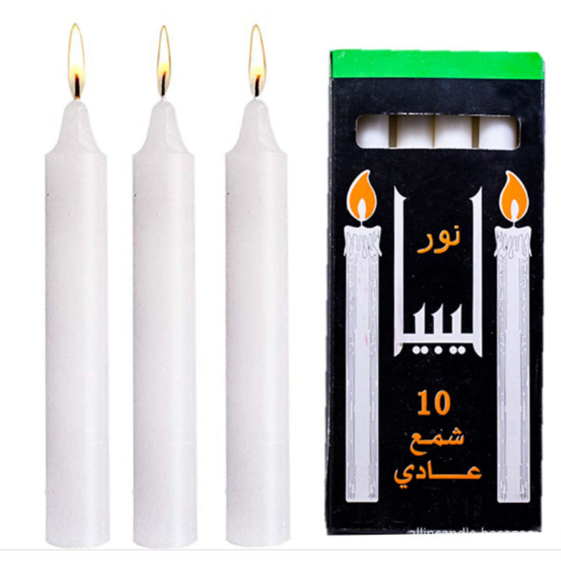 35g white church prayer long light candles for Libya