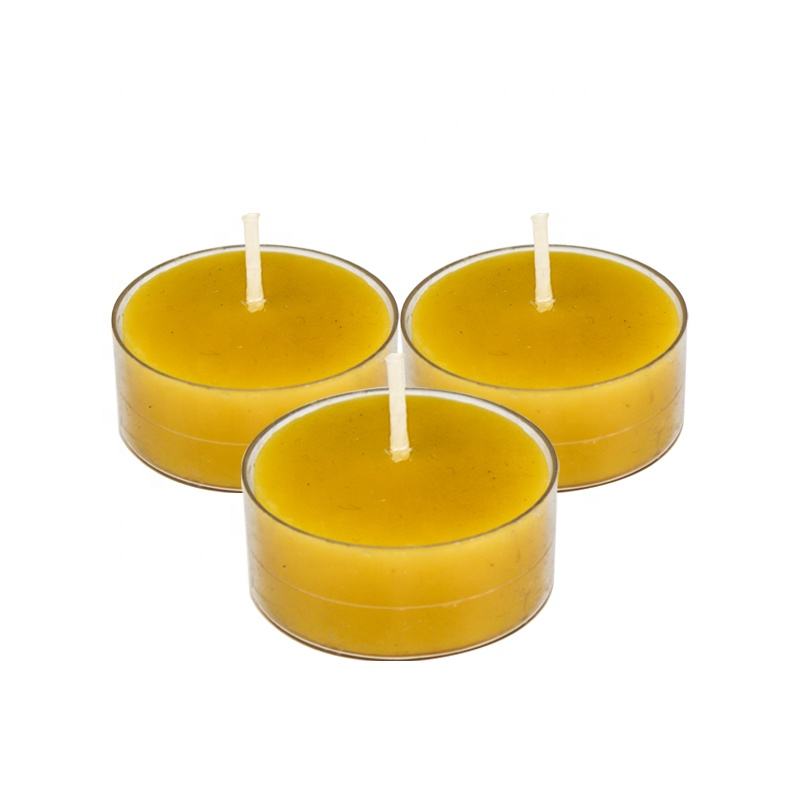 4 Hours Bees Wax Tealight Candles