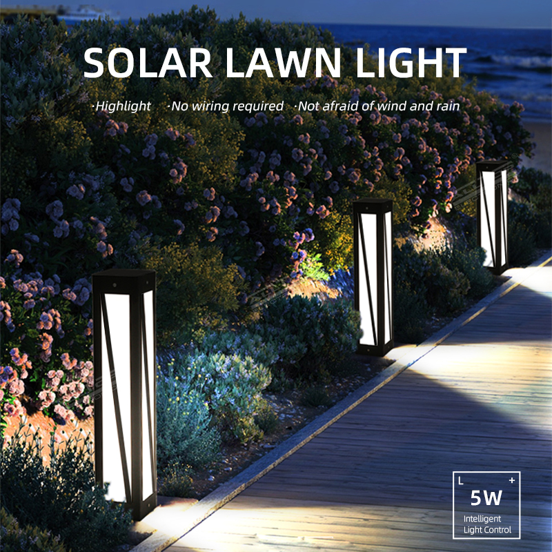ALLTOP Energy Saving Solar Garden light High lumen outdoor lighting waterproof IP65 aluminum solar led garden light