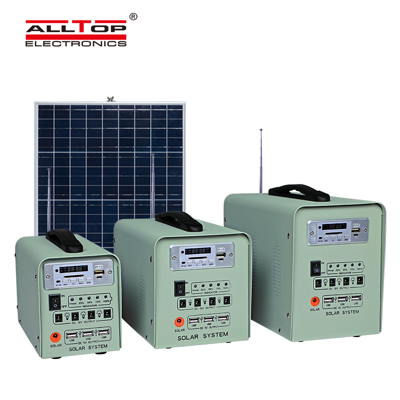 ALLTOP 30W 40W 50W Buy Average Cost Setup For Home Solar System Mini Off Grid For Home Solar System