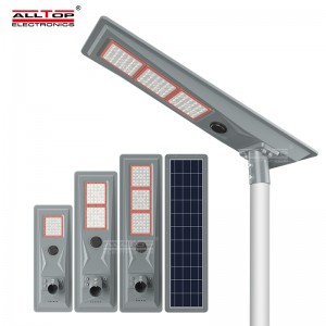 factory Outlets for Led Street Light With Auto Intensity Control - Chinese wholesale China TUV Certified 30W-120W Waterproof 150lm/W Integrated All in One LED Solar Street Light –  Alltop
