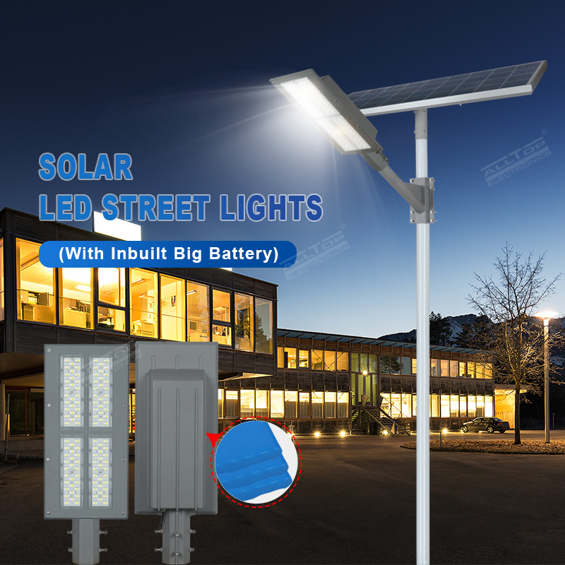 Alltop 90W 180W Led All In Two Solar Street Light 90 180 Watt Solar Street Lamp