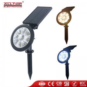 Best Price for Integrated Solar Led Street Light - Alltop IP65 Waterproof Adjustable Solar Spot Light –  Alltop
