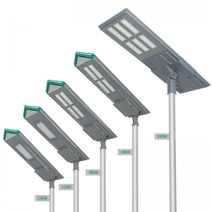 Fixed Competitive Price Solar Road Lamp - Reasonable price Hepu 30W 60W 80W Factory Sale All in One Integrated Solar LED Street Light/Lighting Outdoor Light 5 Years Warranty IP67 Chinese Manufactu...
