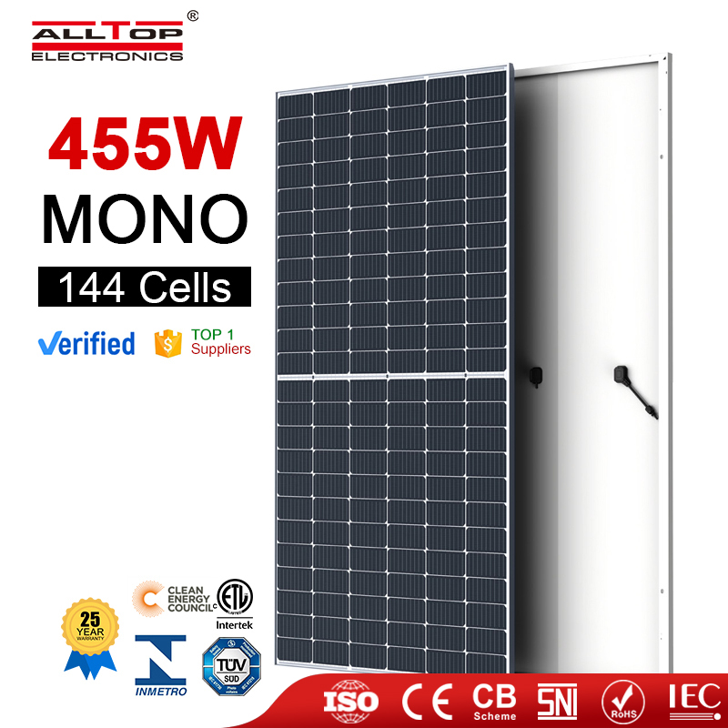Alltop High Efficiency Hybrid off Grid Monocrystallin Solar Power Panel