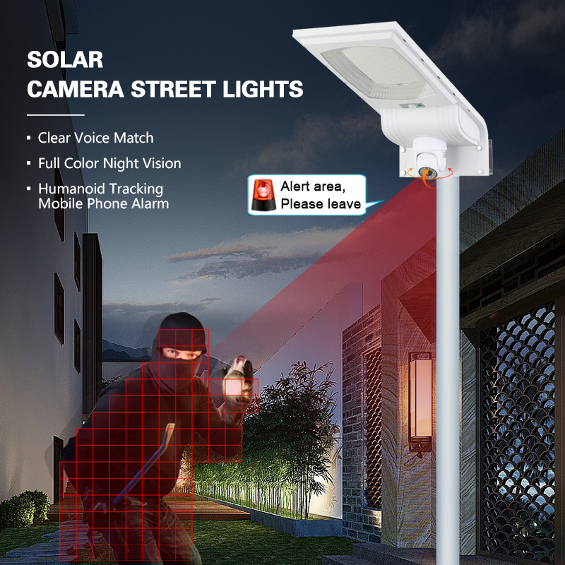 ALLTOP 25W all in one solar street light with wifi cctv camera price