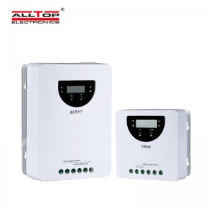 ALLTOP Charge Mppt Charger For Power Battery System Panel Dual Axis Voltage Usb 2.1a 2.5a Output Solar Controller