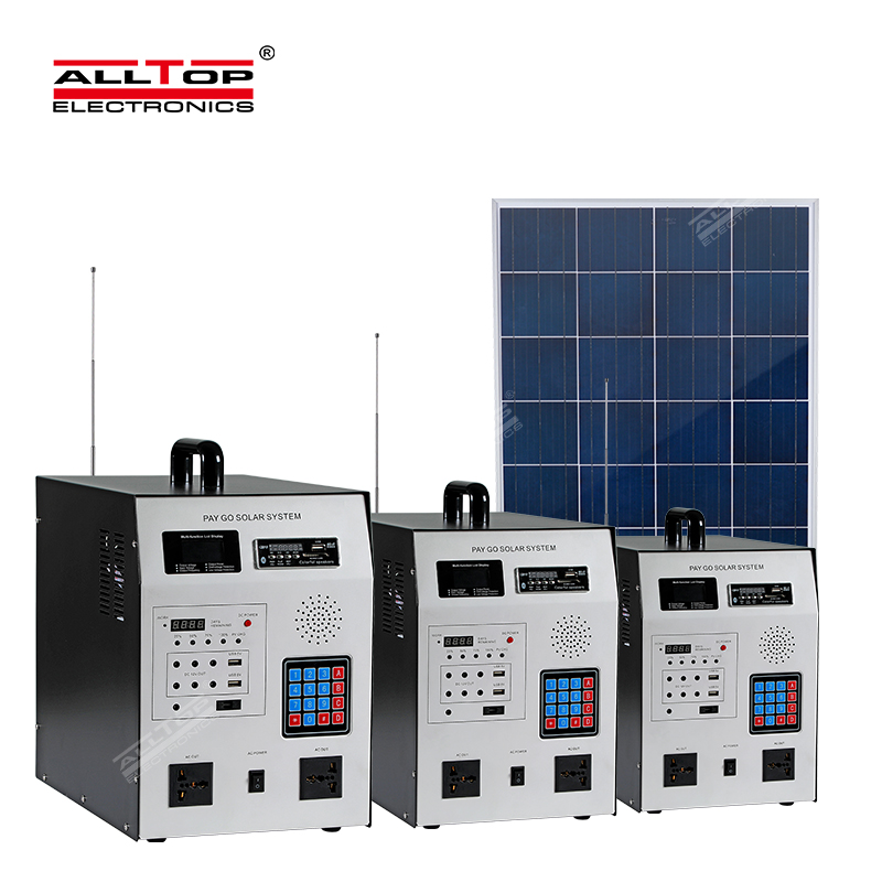 ALLTOP Battery Energy Storage 300w 500w 1000w And Baterys Panel For Car Portable Polycrystalline Panels Systems Paygo Solar Power System