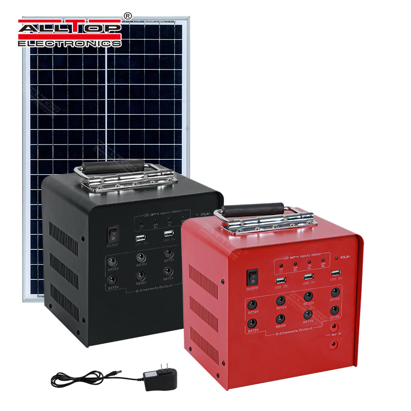 OEM/ODM Manufacturer Light Street Solar - ALLTOP 50W 80W Whole Home Solar System Cost Complete Hybrid Full Solar System For Home –  Alltop