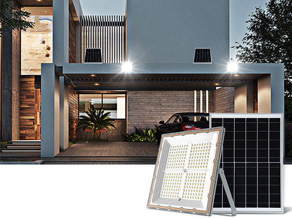 Patent Intelligent Solar LED Flood Light with remote controller