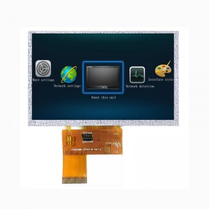 5.0 인치 LCD IPS 디스플레이/모듈/가로 화면/800*480/RGB 인터페이스 40PIN