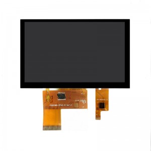 IPS 480*800 5,0 hüvelykes fekvő képernyő TFT LCD érintőképernyő Modul /RGB interfész 40 PIN