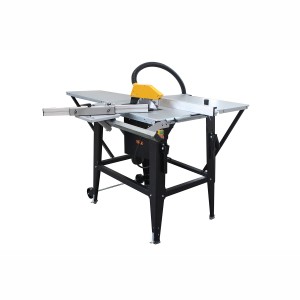 CE Approved 315mm table saw with 2 extension tables and a sliding carriage table
