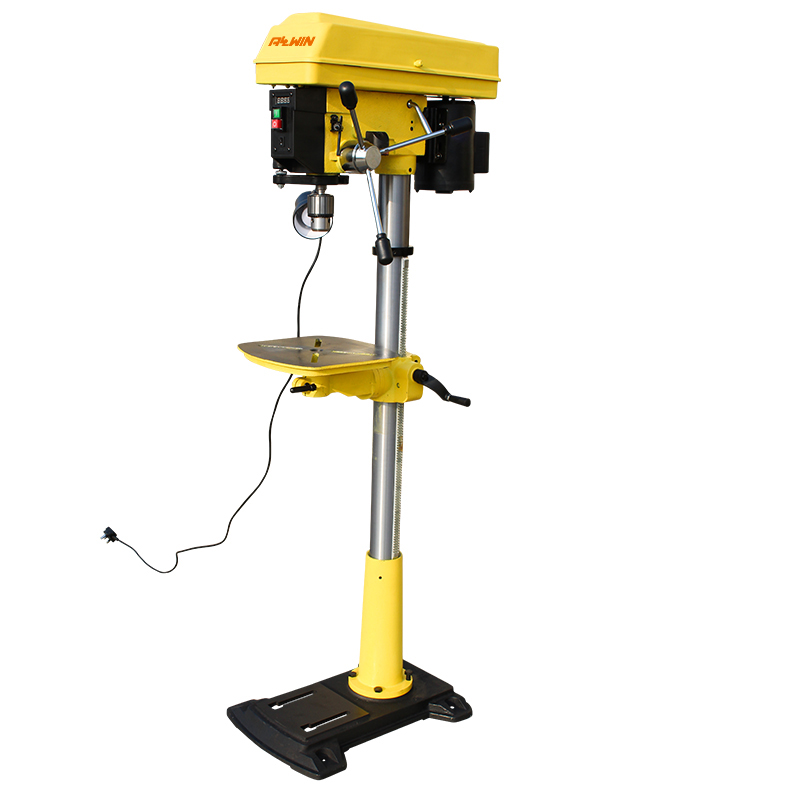 CSA certified 15 inch variable speed floor drill press with cross laser guide & digital drilling speed display