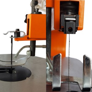 16″ variable speed scroll saw with fixed LED work light