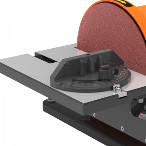 CE certified 100*914mm belt sander with 200mm disc and 2-direction dust port