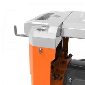 New arrival CE certified 330mm benchtop planer with 1800W motor driving cutter head running @ 9500RPM