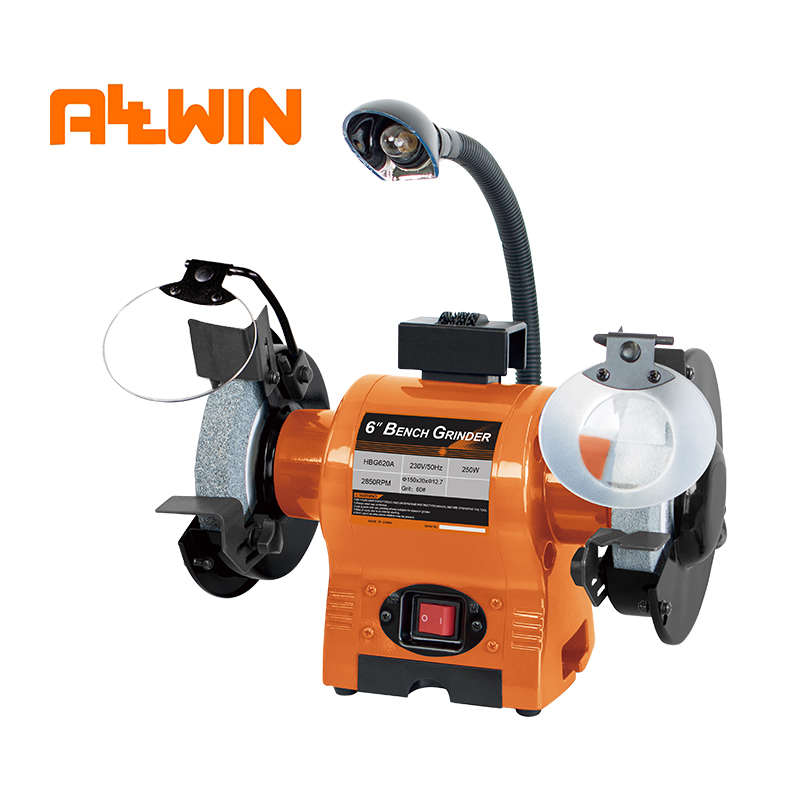 Factory making 2×42 Belt Grinder - CE Certified 250W 150mm bench grinder with flexible light and wheel dressing Tool –  Allwin