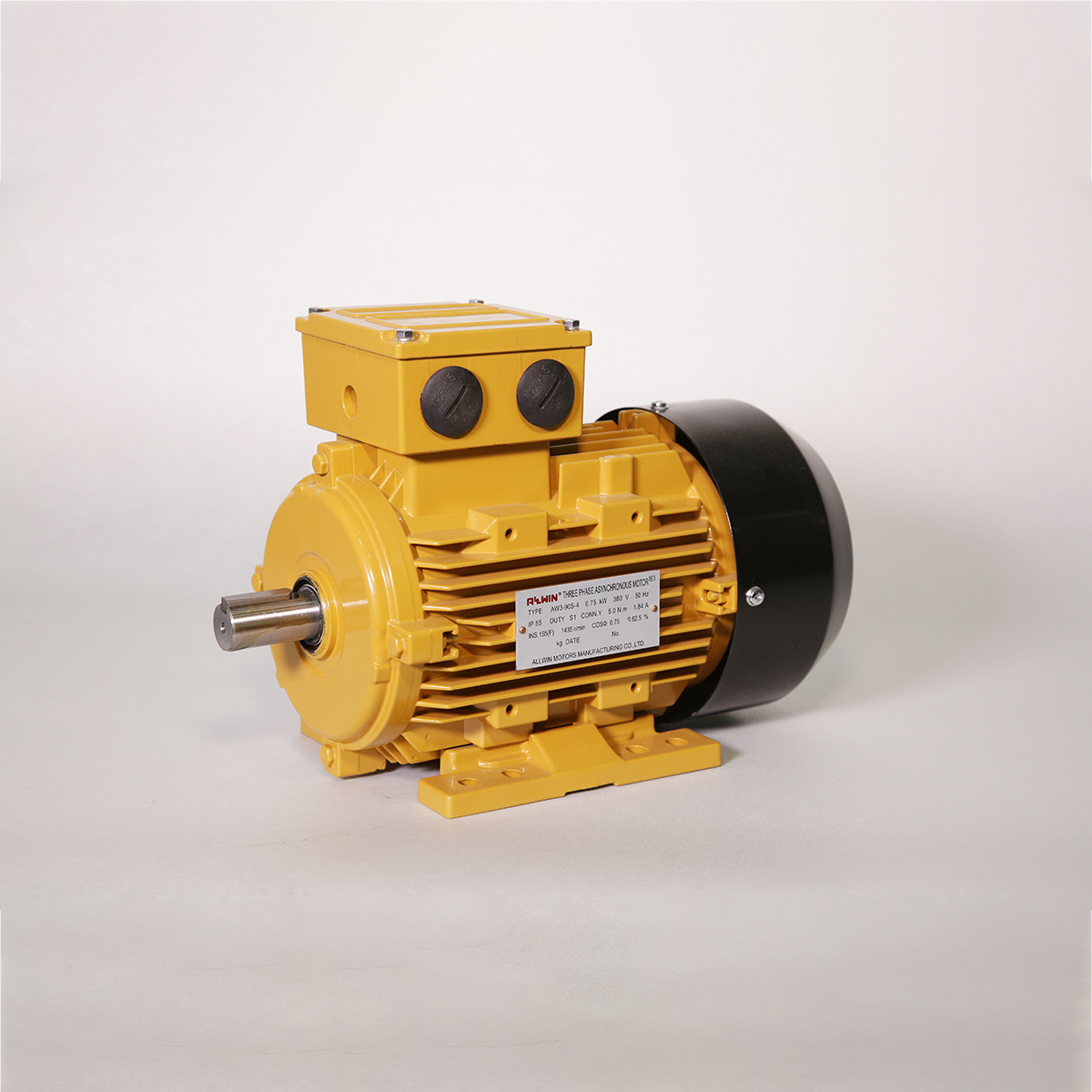 Low Voltage 3-Phase Asynchronous Motor with Aluminum Housing