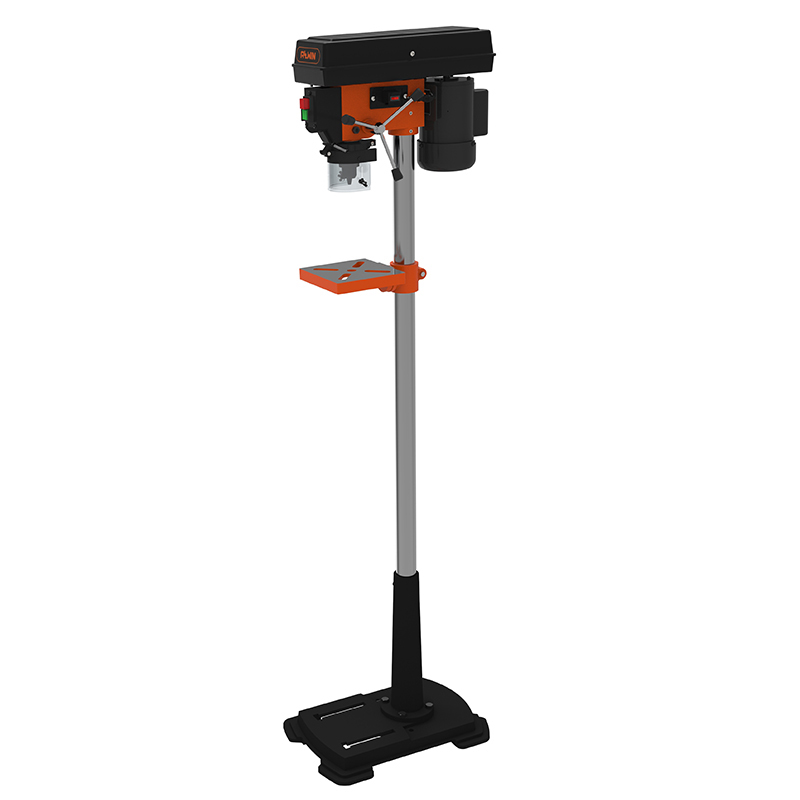 CE certified 200mm 5 speed floor standing drill press with optional cross laser